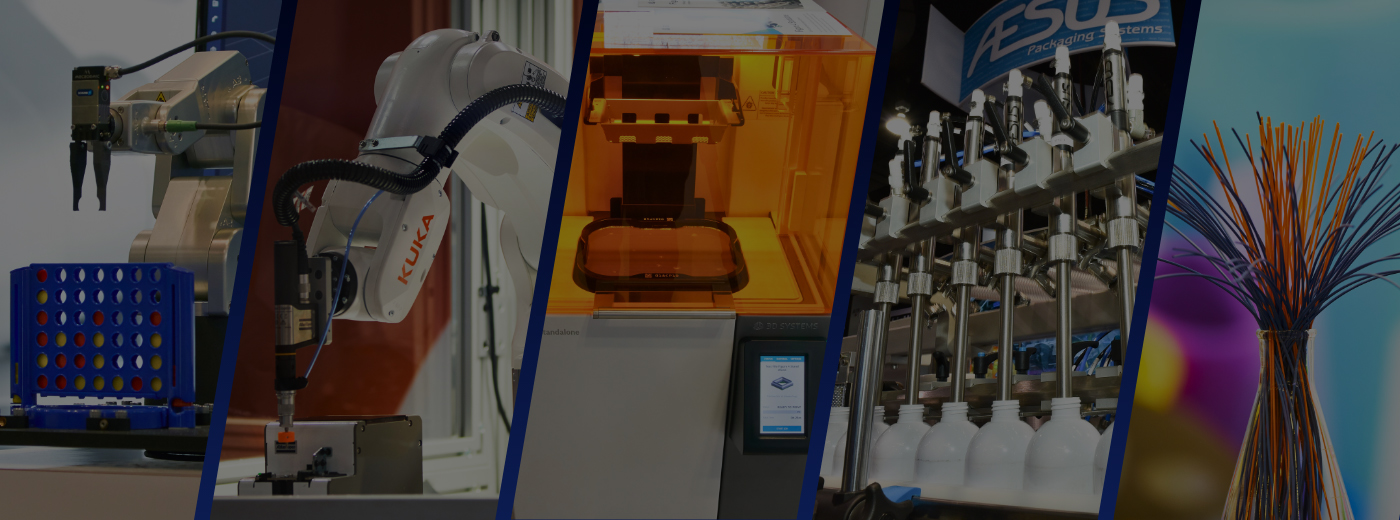 A collage showcasing various machines and equipment, highlighting their diversity and functionality in different industries